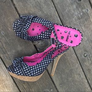 Not Rated polka dot heels